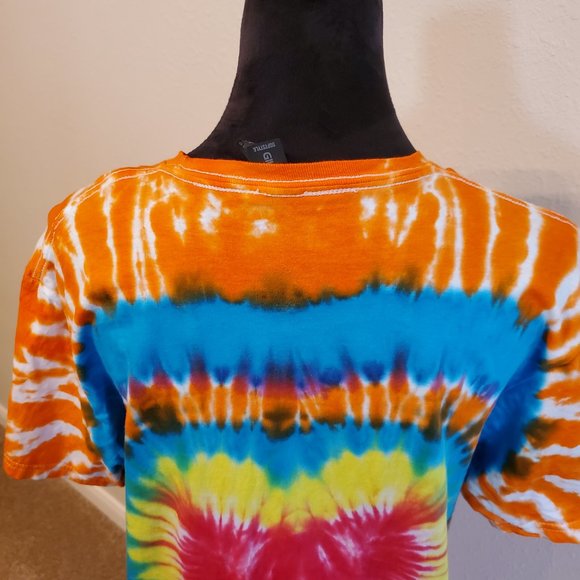 Tie Dye Boho Bohemia short sleeves unisex T-shirt size M. 100% cotton. - Picture 8 of 10
